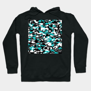 Tidal wave Camo pattern digital Camouflage Hoodie